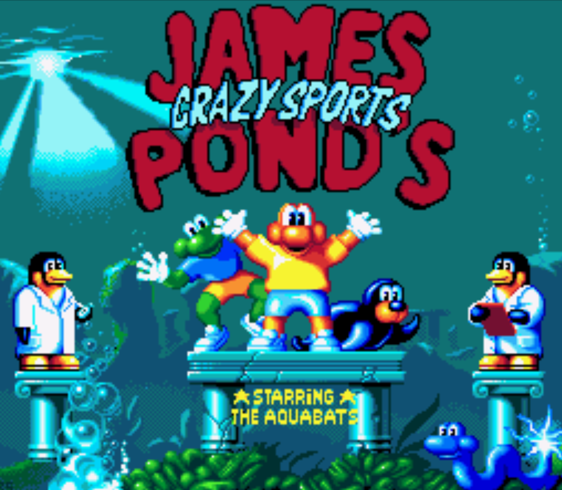 James Ponds Crazy Sports Title Screen